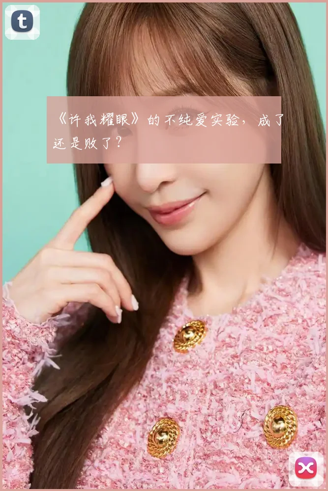 《许我耀眼》的不纯爱实验，成了还是败了？