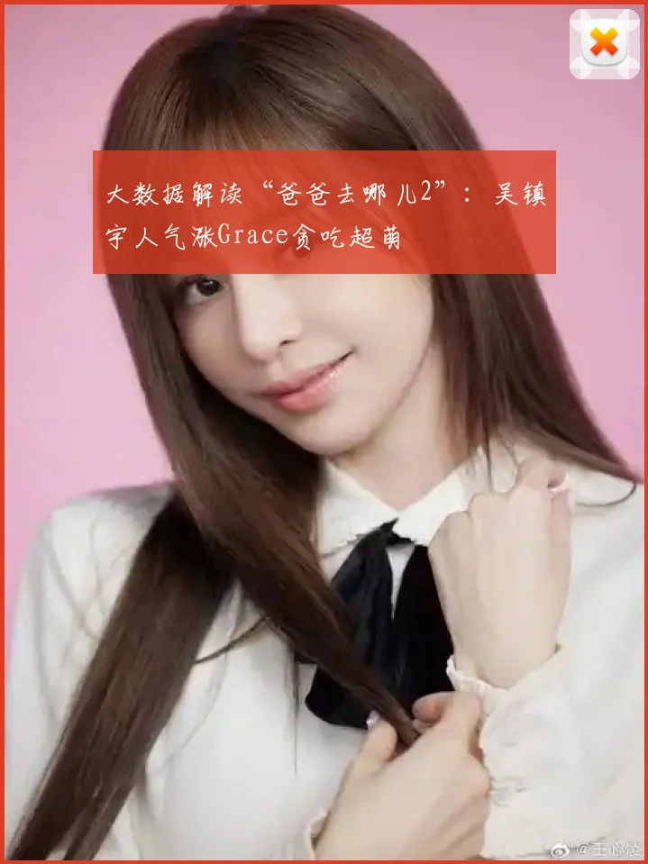大数据解读“爸爸去哪儿2”：吴镇宇人气涨Grace贪吃超萌