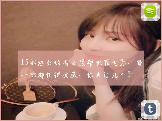 15部经典的高分黑帮犯罪电影，每一部都值得收藏，你看过几个？